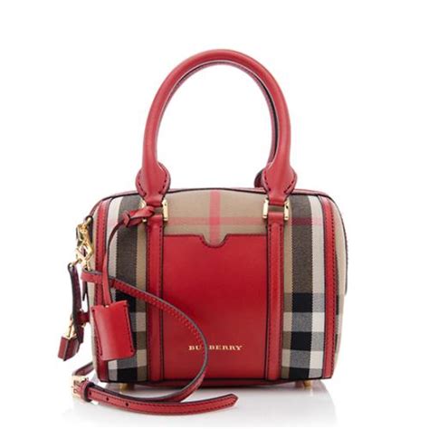 burberry house check sartorial small alchester bowling bag|Burberry Bowling Bag .